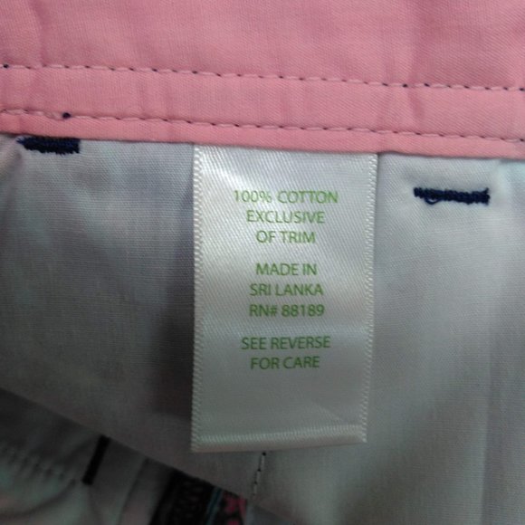 Lilly Pulitzer callahan shorts Jammin fish red blue Size 00 - Picture 4 of 6